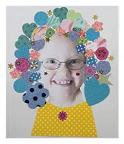 Rompecabezas creativo / Un puzzle creativo Brillante huevo / los huevos de espumosos sonriente, feliz, caras del papel