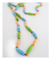 Rolled paper beads