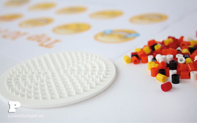 Emoji bead coasters 2