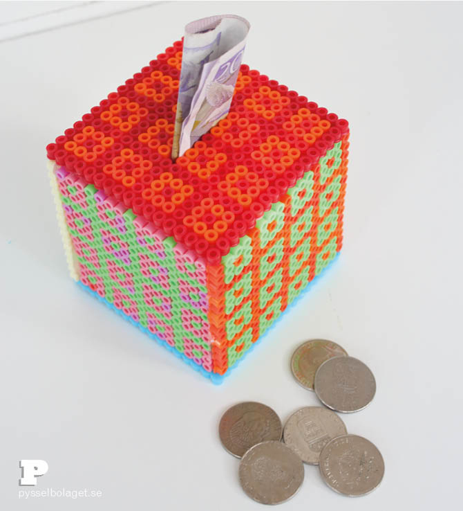 Hama bead Coin Bank 5