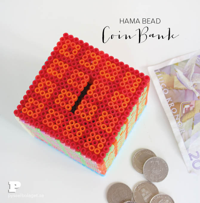 Hama bead Coin Bank