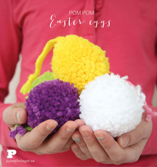 Pom Pom Easter Eggs 1