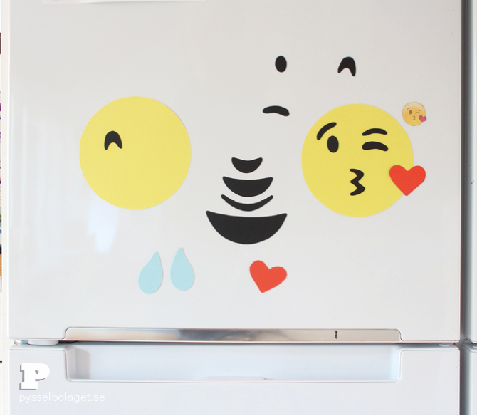 DIY Emoji magnets