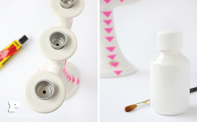 Washi tape candle holder5