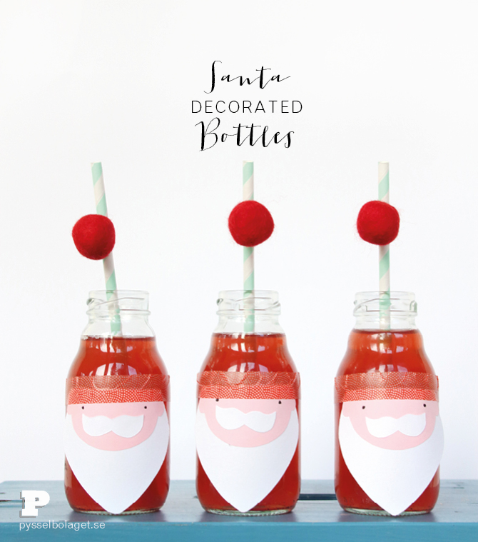 Santa bottles