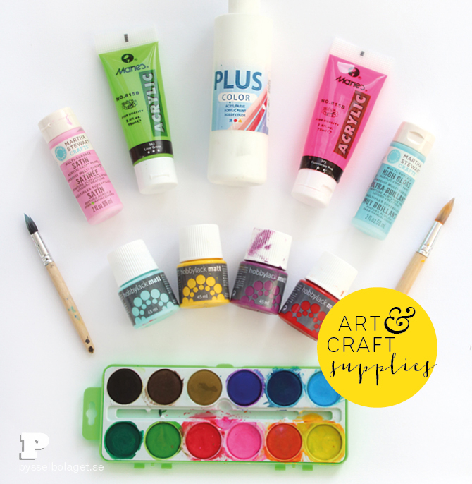 Paint for Colorful Craft Projects - Pysselbolaget