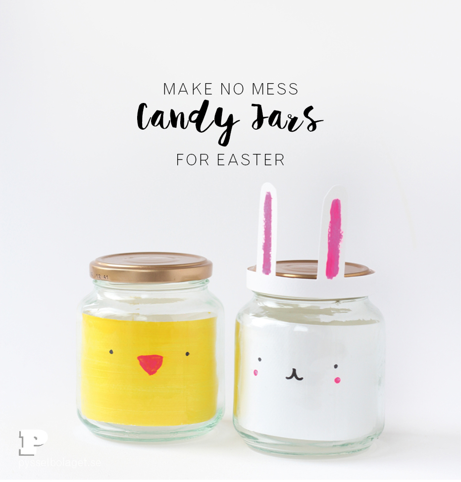 Candy JArs for Easter