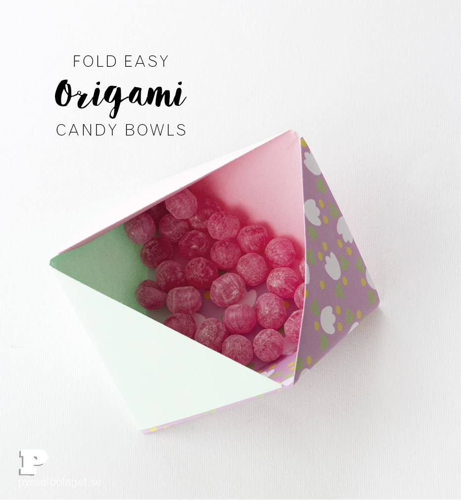 Origami bowls