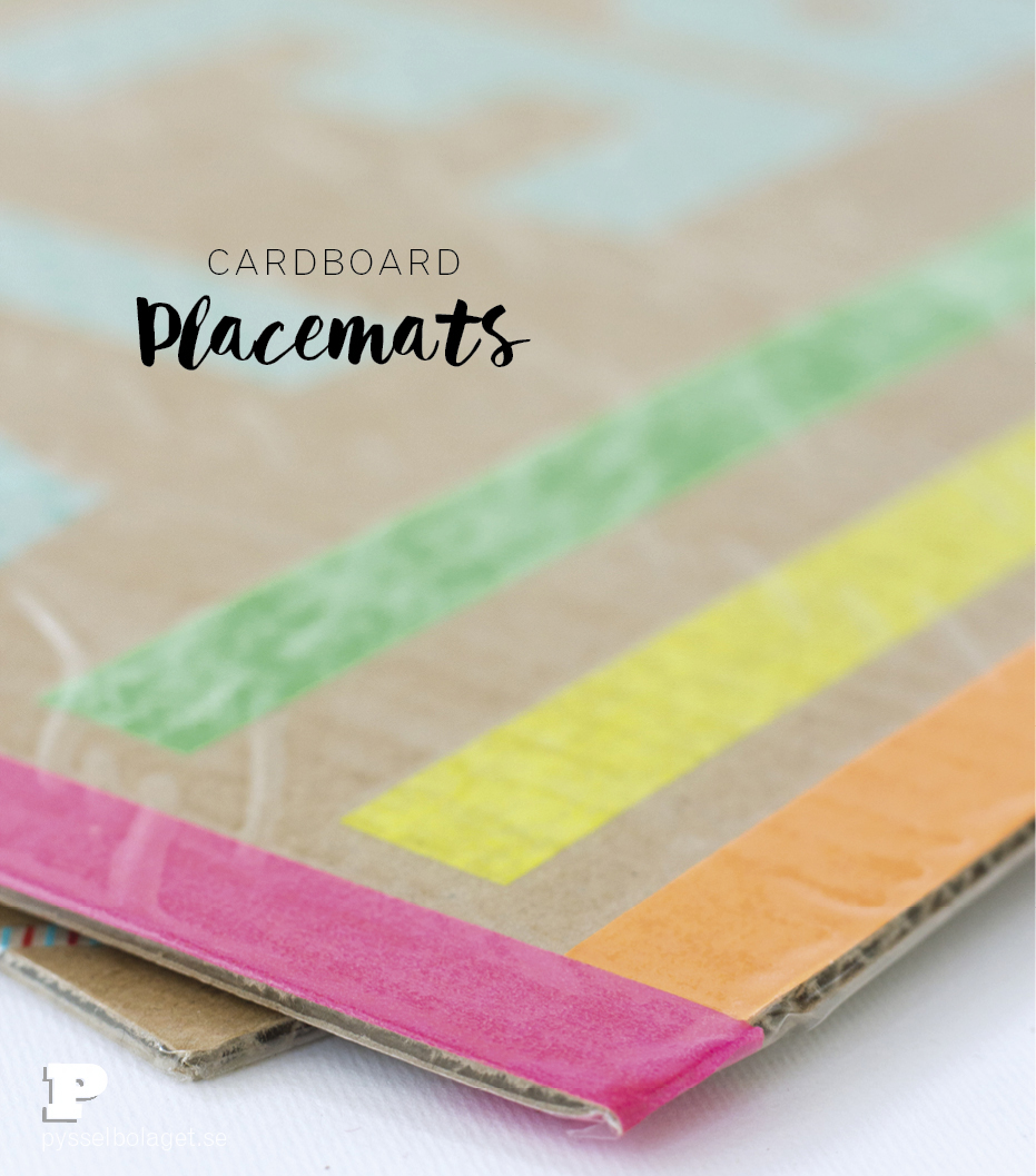 Cardboard placemats