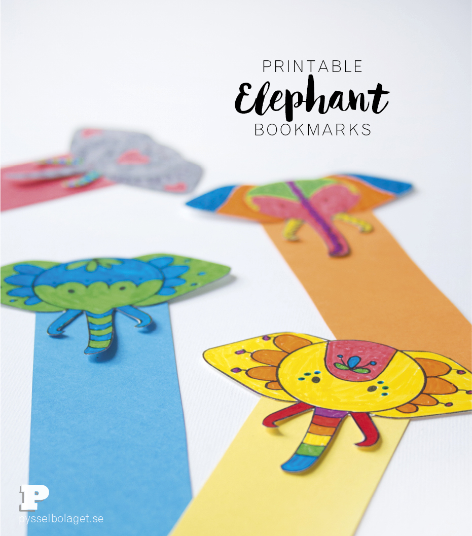 Elephant bookmarks