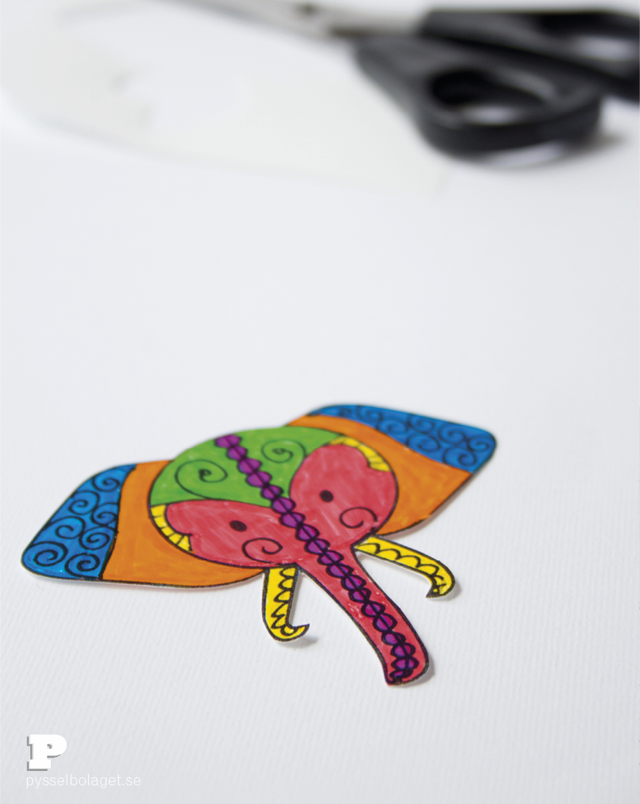 Elephant bookmarks 4