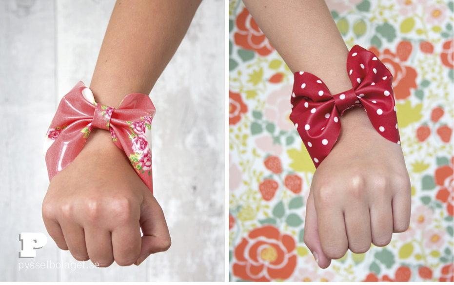 Oilcloth bracelets 7