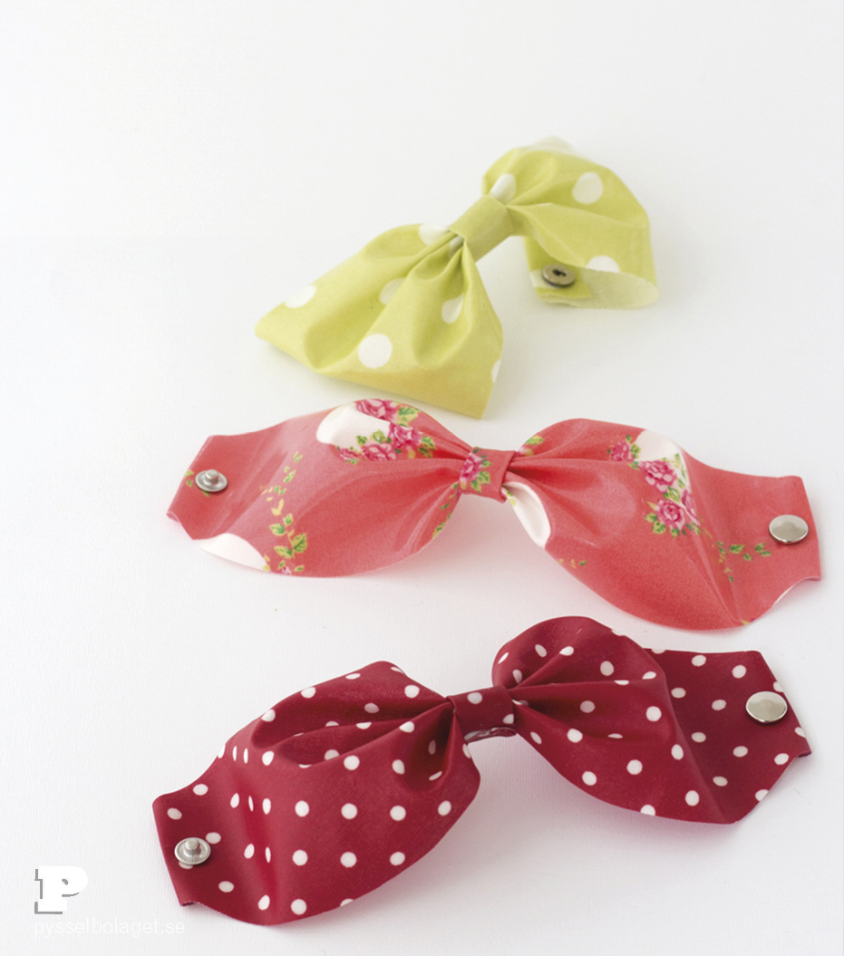 Oilcloth bracelets 8