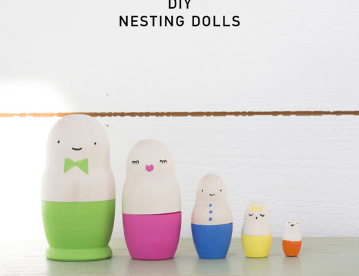 DIY Nesting dolls by Pysselbolaget