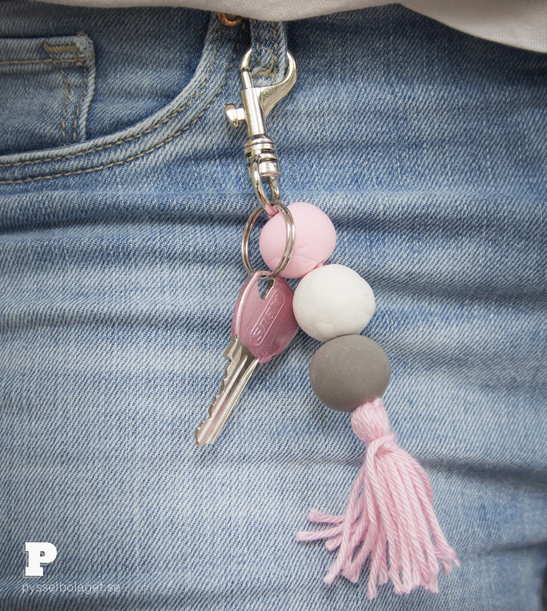 Silk Clay Keyrings by Pysselbolaget