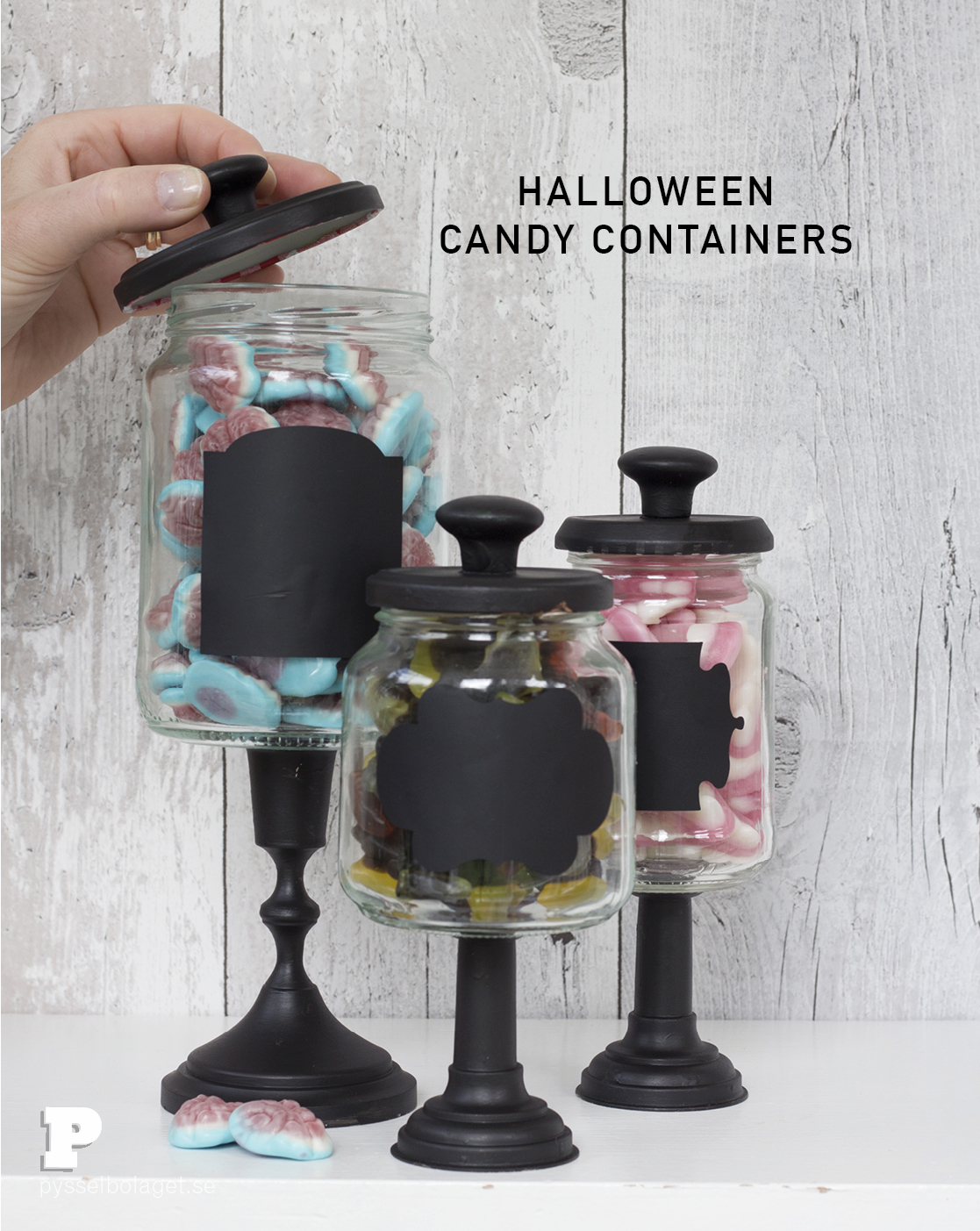 Halloween Candy Containers by Pysselbolaget