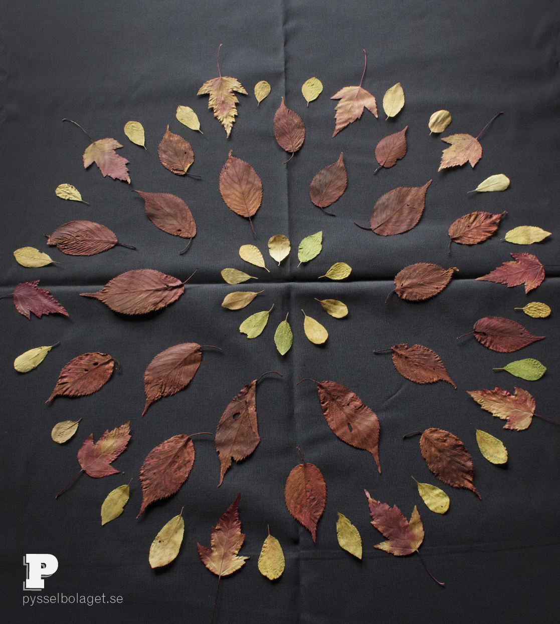 Leaf Mandala by Pysselbolaget